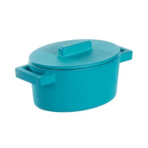 Кастрюля с крышкой 450 мл овальная Anice чугун Sambonet