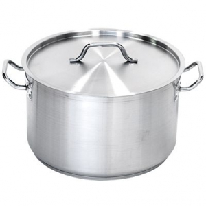 Кастрюля с крышкой 5л 20х16см сталь 18/0