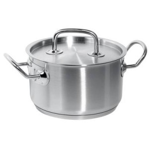 Кастрюля средняя 31л с крышкой нержавеющая сталь