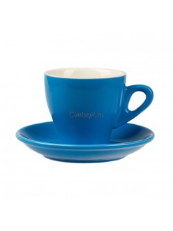 Кофейная пара 280мл синий цвет серия Barista фарфор PL Proff Cuisine