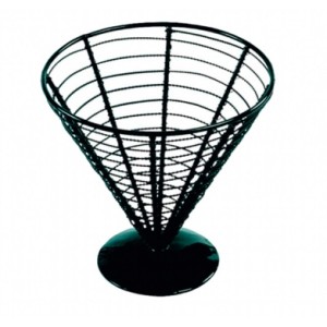 Конус для подачи 18x17,5 см черный сталь Конус для подачи 18x17,5 см черный сталь