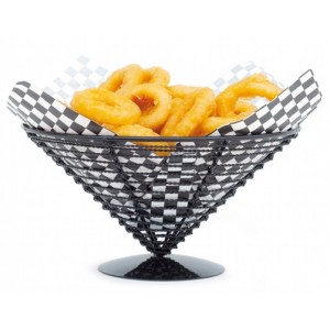 Конус для подачи 23x12,5 см черный сталь Конус для подачи 23x12,5 см черный сталь