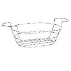 Корзинка для подачи овальная 21х15х7,5см нержавеющая сталь Корзинка для подачи овальная 21х15х7,5см нержавеющая сталь
