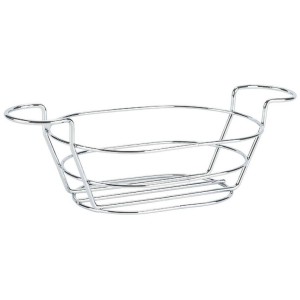 Корзинка для подачи овальная 23х15х10см нержавеющая сталь Корзинка для подачи овальная 23х15х10см нержавеющая сталь