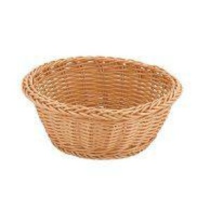 Корзинка пластиковая 18,5х7,5см бежевая