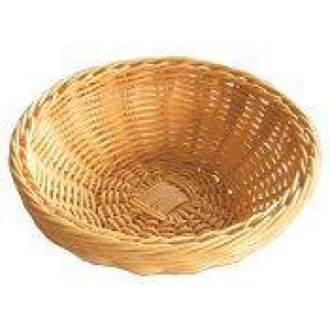 Корзинка пластиковая 18х6см бежевая Корзинка пластиковая 18х6см бежевая