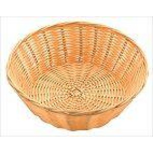 Корзинка пластиковая 20х7см бежевая