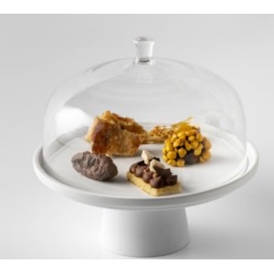 Крышка 18х11см боросиликатное стекло Pordamsa Glass domes