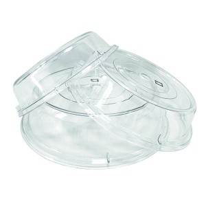Крышка прозрачная 24х6,6см поликарбонат