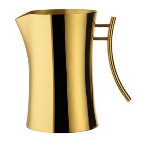 Кувшин 1600мл золотого цвета Sambonet Bamboo PVD Tin Gold