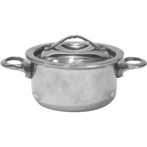 Мини кастрюля 400мл 10х5,8см нержавеющая сталь