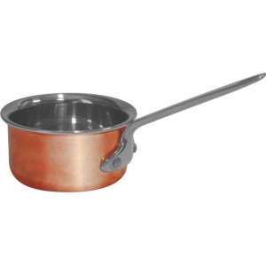 Мини сотейник 250мл 10х5см нержавеющая сталь с медным покрытием