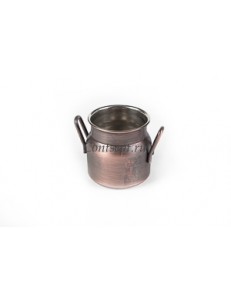 Молочник 4,5х5см нержавеющая сталь с медным покрытием Antique Copper
