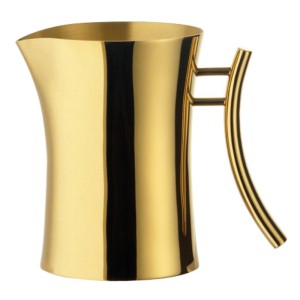 Молочник 600мл золотого цвета Sambonet Bamboo PVD Tin Gold