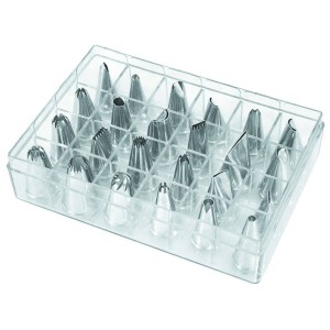 Набор кондитерских насадок 24 шт нержавеющая сталь