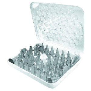 Набор кондитерских насадок 55 шт нержавеющая сталь