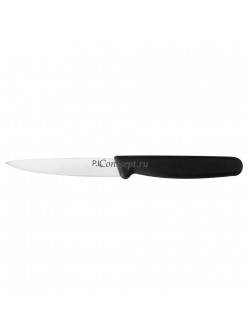 Нож 10см черная ручка PL Proff Cuisine