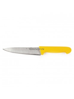 Нож 16см ручка желтого цвета