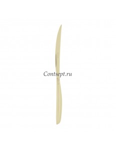 Нож десертный моноблок Sambonet серия Bamboo Champagne PVD