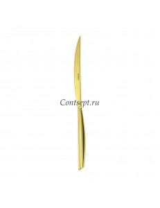 Нож десертный моноблок Sambonet серия Bamboo Gold PVD