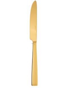 Нож десертный моноблок Sambonet серия Flat Gold PVD