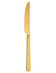 Нож десертный моноблок Sambonet серия Linear Gold PVD