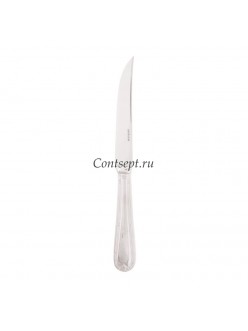 Нож для стейка моноблок с посеребрением Sambonet Ruban Croise