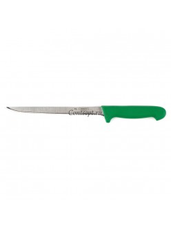 Нож филейный 20см зеленая ручка PL Proff Cuisine