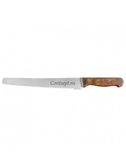 Нож кондитерский 25см ручка дерево