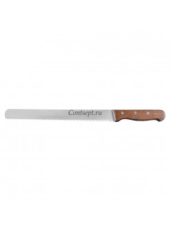 Нож кондитерский 28см ручка дерево