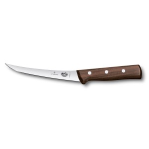 Нож обвалочный изогнутый 15см с ручкой из розового дерева Victorinox