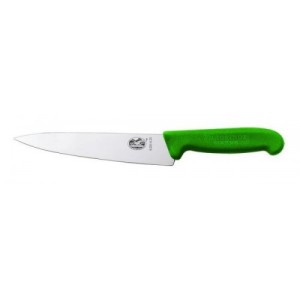 Нож поварской 19см зеленая ручка Victorinox серия Fibrox