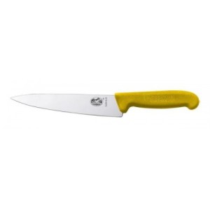 Нож поварской 19см желтая ручка Victorinox серия Fibrox