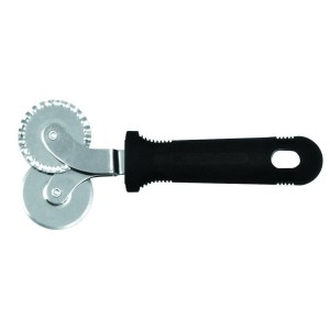 Нож роликовый для теста двойной 6см нержавеющая сталь