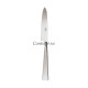 Нож столовый моноблок с посеребрением Sambonet Conca Gio Ponti