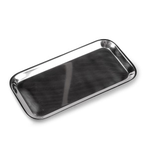 Поднос 26,2х13,2см нержавеющая сталь