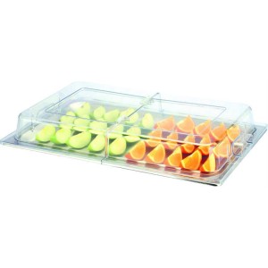 Поднос металлический 53х33х2см с крышкой