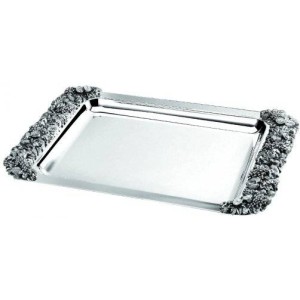 Поднос прямоугольный с декоративными ручками 47х31см