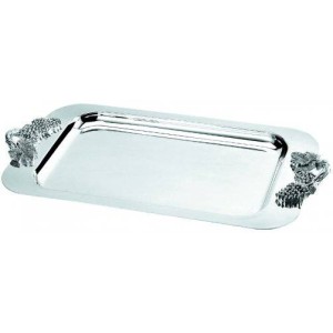 Поднос прямоугольный с декоративными ручками 50х27см