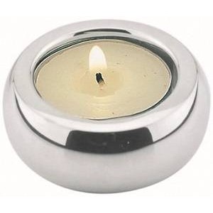 Подсвечник круглый  6х2см нержавеющая сталь