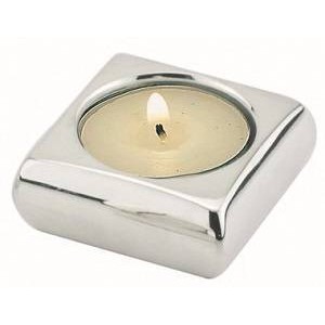 Подсвечник квадратный 5.5х5.5х2см нержавеющая сталь