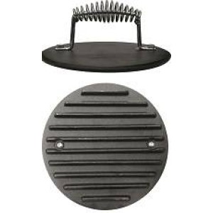 Пресс для гриля 1,6кг 19см чугунный Пресс для гриля 1,6кг 19см чугунный