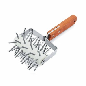 Резак для теста 12,5см дерево нержавеющая сталь