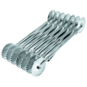 Резак для теста раздвижной с двойными лезвиями 14 лезвий 70см нержавеющая сталь