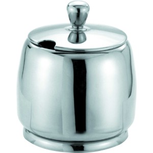 Сахарница с крышкой 280мл нержавеющая сталь