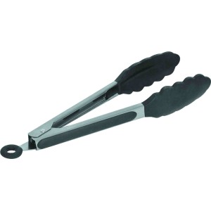 Щипцы с силиконовыми захватами 40см нержавеющая сталь