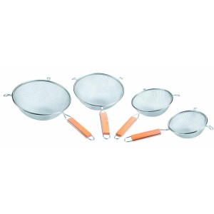 Сито 12см с деревянной ручкой двойная сетка