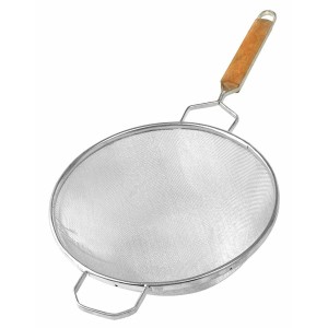 Сито с деревянной ручкой 26см ячейка 2мм