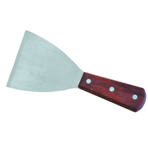 Скребок с деревянной ручкой 11см нержавеющая сталь Скребок с деревянной ручкой 11см нержавеющая сталь