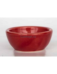 Соусник 60мл красный керамика Kera Ceramika